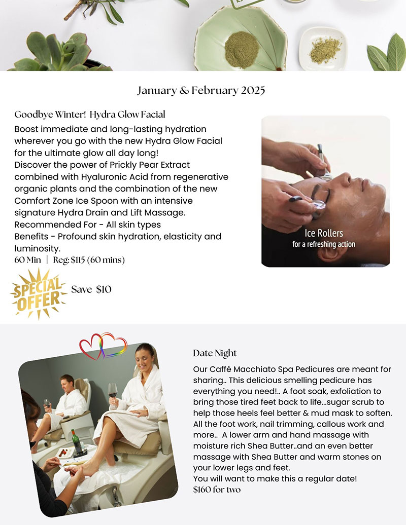 Monthly Features En Vogue Day Spa & Gift Studio