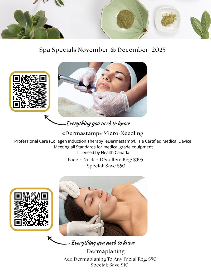 Spa Features for November / December 2025 panel 3