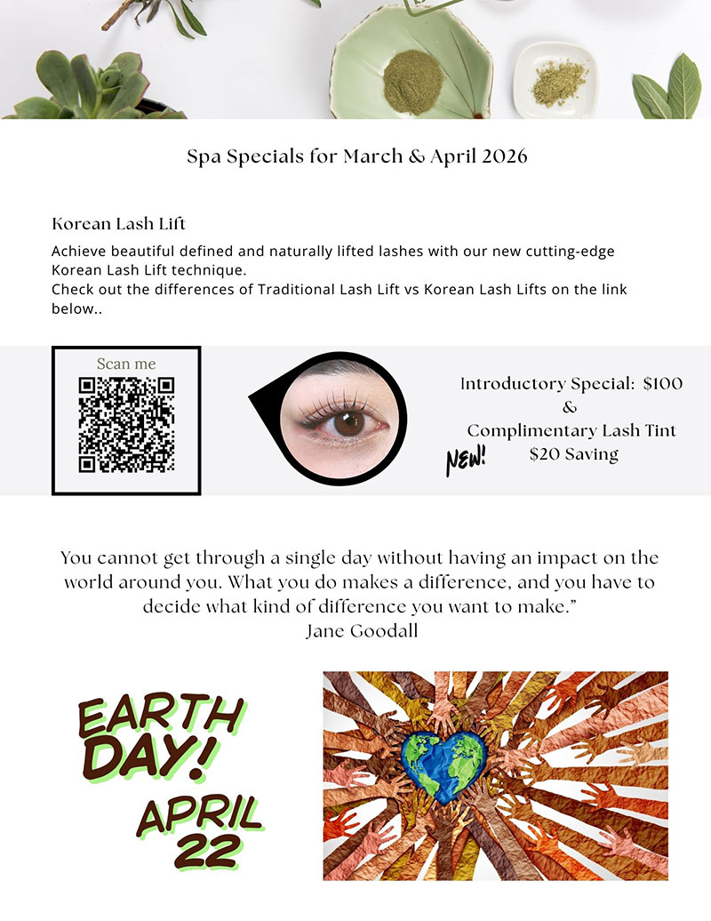 Spa Features for March / April 2026 panel 2