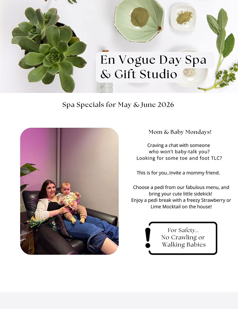 Spa Features for May / June 2026 panel 1