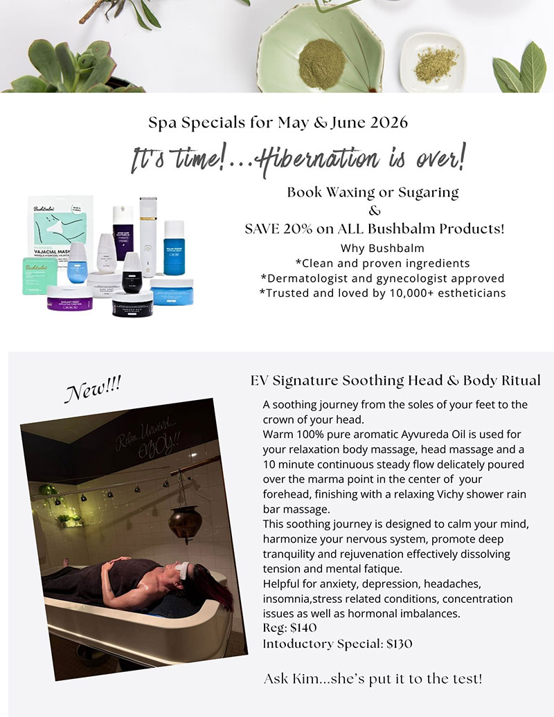 Spa Features for May / June 2026 panel 4