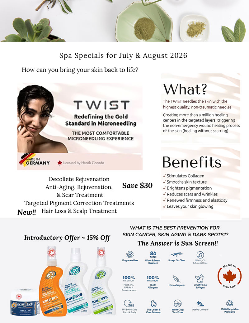 Spa Features for July / August 2026 panel 2